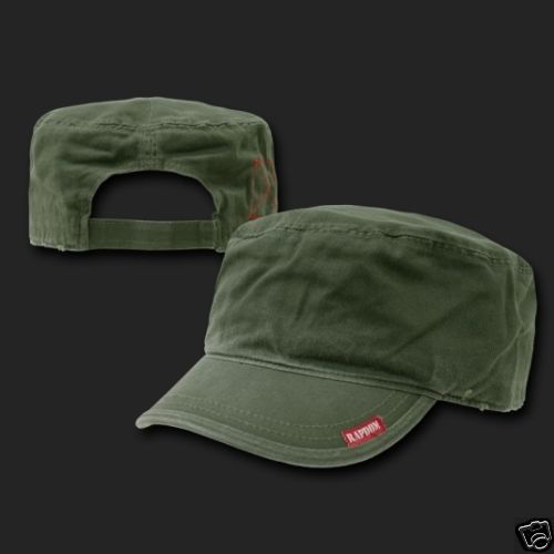 OLIVE GREEN MILITARY ARMY STYLE GI PATROL CAP HAT CAPS  