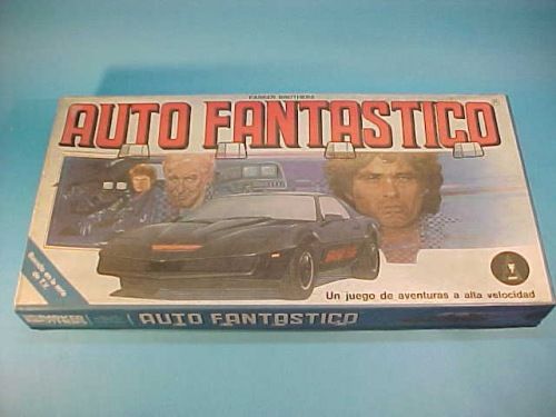 1982 KNIGHT RIDER BOARD GAME PARKER BROTHERS ARGENTINA  