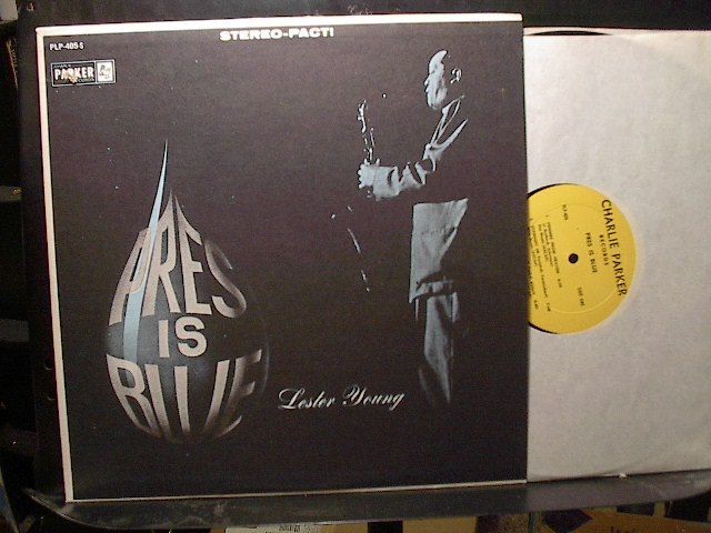 LESTER YOUNG Pres is Blue LP Charlie Parker NM  