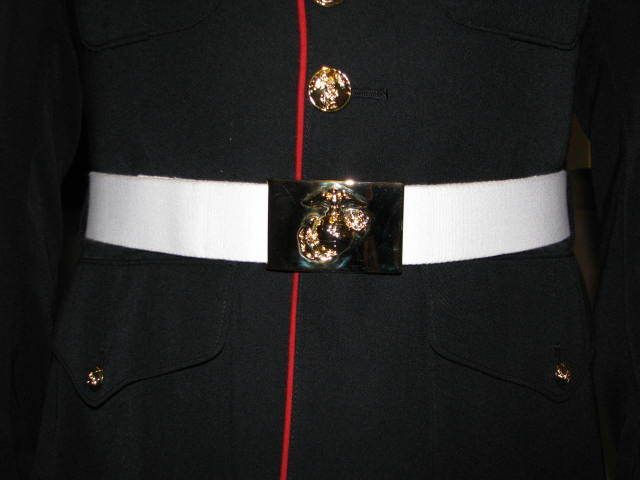 USMC Dress Blues Belt Only, Marine Official Issued NIP  
