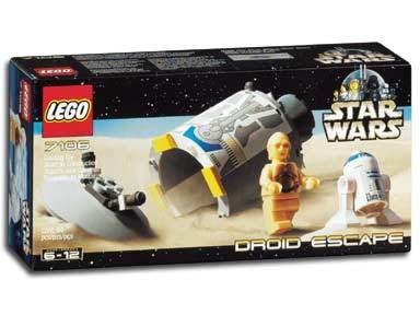 NEW MISB LEGO 7106 STAR WARS DROID ESCAPE C3PO R2D2  
