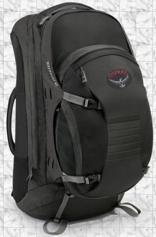OSPREY WOMENS WAYPOINT 85 BACKPACK BLACK SMALL 125085  