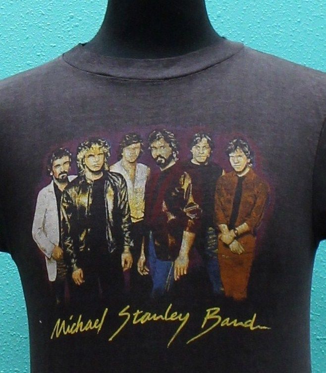   MICHAEL STANLEY BAND 80s tour MUSCLE T SHIRT rock MSB super soft thin
