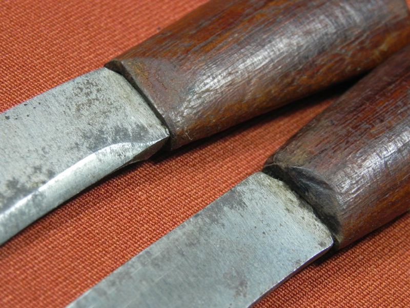 Vintage Indian India KUKRI Set 3 Fighting Knife  
