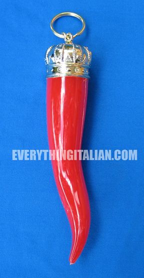 medium italian horn corno measures 7 1 2 inches high and 1 inches