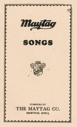 Maytag Song Book Dealer Engine Washer Hit & Miss  