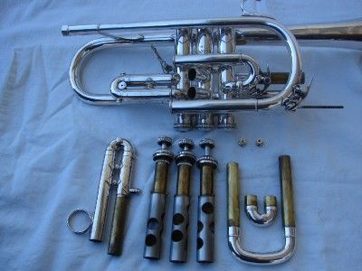 VINTAGE 1965 BACH STRAD. CORNET 181 SML   SERIAL #S ON VALVES   FREE 