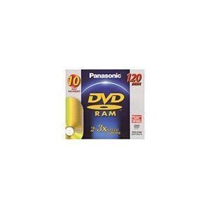 Panasonic LM AF120LU DVD RAM 120min/4.7GB/10 pack  